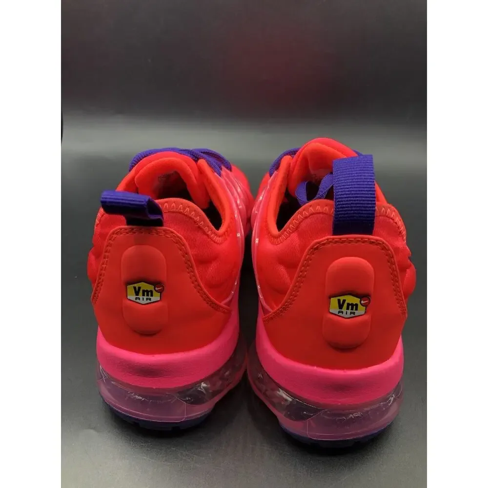 Nike Air Vapormax Plus Womens Size7.5 Sneakers Bright Crimson Pink Blast Running